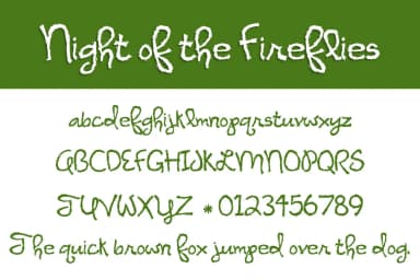 Night of the Fireflies Font by brittneymurphydesign — Script Handwritten Font — thumbnail 2