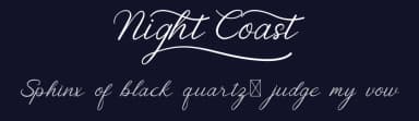 Night Coast by RaisProject — Script Handwritten Font — thumbnail 2