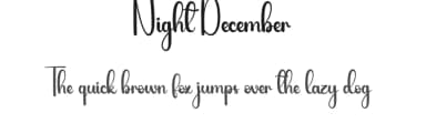 Night December by Andi Moz — Script Handwritten Font — thumbnail 1