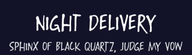 Night Delivery by D K — Script Handwritten Font — thumbnail 2