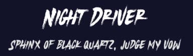 Night Driver by HansCo — Script Handwritten Font — thumbnail 2
