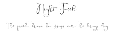 Night Feel by Edric Studio — Script Handwritten Font — thumbnail 1