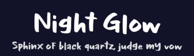 Night Glow by DM Letter Studio - Dimas Prasetyo — Script Handwritten Font — thumbnail 2