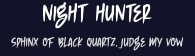 Night Hunter by DumadiStyle — Script Handwritten Font — thumbnail 2