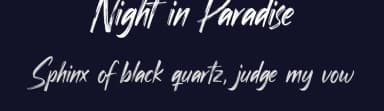 Night in Paradise by Cat.B — Script Handwritten Font — thumbnail 2