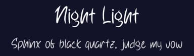 Night Light by Rangkai Aksara — Script Handwritten Font — thumbnail 2