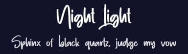 Night Light by Scratchones — Script Handwritten Font — thumbnail 2