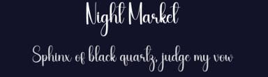 Night Market by Andi Moz — Script Handwritten Font — thumbnail 2