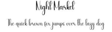 Night Market by Andi Moz — Script Handwritten Font — thumbnail 1