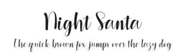Night Santa by Sarif Letter — Script Handwritten Font — thumbnail 1