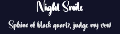 Night Smile by Scratchones — Script Handwritten Font — thumbnail 2