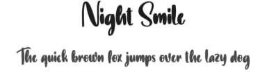 Night Smile by Scratchones — Script Handwritten Font — thumbnail 1