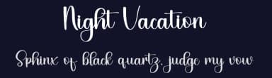 Night Vacation by FreshtypeINK — Script Handwritten Font — thumbnail 2