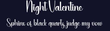 Night Valentine by Scratchones — Script Handwritten Font — thumbnail 2