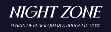 Night Zone by Hawtpixel — Serif Font — thumbnail 2