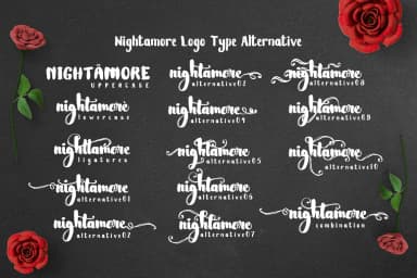Nightamore Font by feydesign — Script Handwritten Font — thumbnail 2