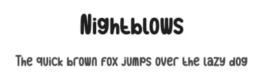 Nightblows by Andi Moz — Script Handwritten Font — thumbnail 1