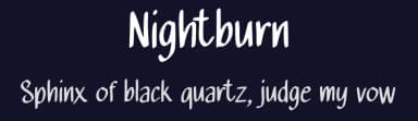 Nightburn by Studio Hello Good — Script Handwritten Font — thumbnail 2