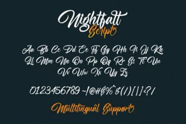 Nightfall Font by figuree studio — Script Handwritten Font — thumbnail 8