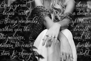 Nightingale Script Font by Red Ink — Script Handwritten Font — thumbnail 2