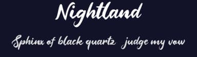 Nightland by Lettersiro Studio — Script Handwritten Font — thumbnail 2