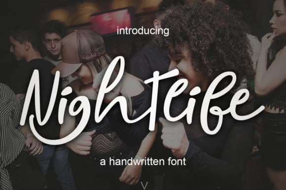 Nightlife Font by Mrletters — Script Handwritten Font