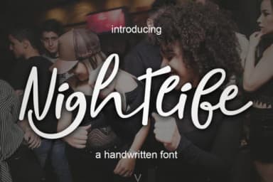 Nightlife Font by Mrletters — Script Handwritten Font — thumbnail 1