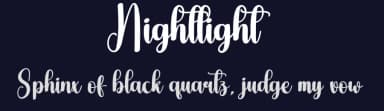 Nightlight by Andi Moz — Script Handwritten Font — thumbnail 2