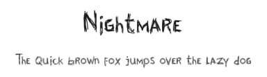 Nightmare by Linafis Studio — Script Handwritten Font — thumbnail 1