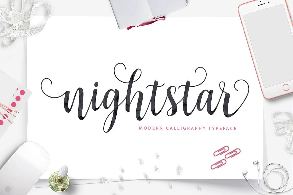 Nightstar Script Font by Unicode Studio — Script Handwritten Font