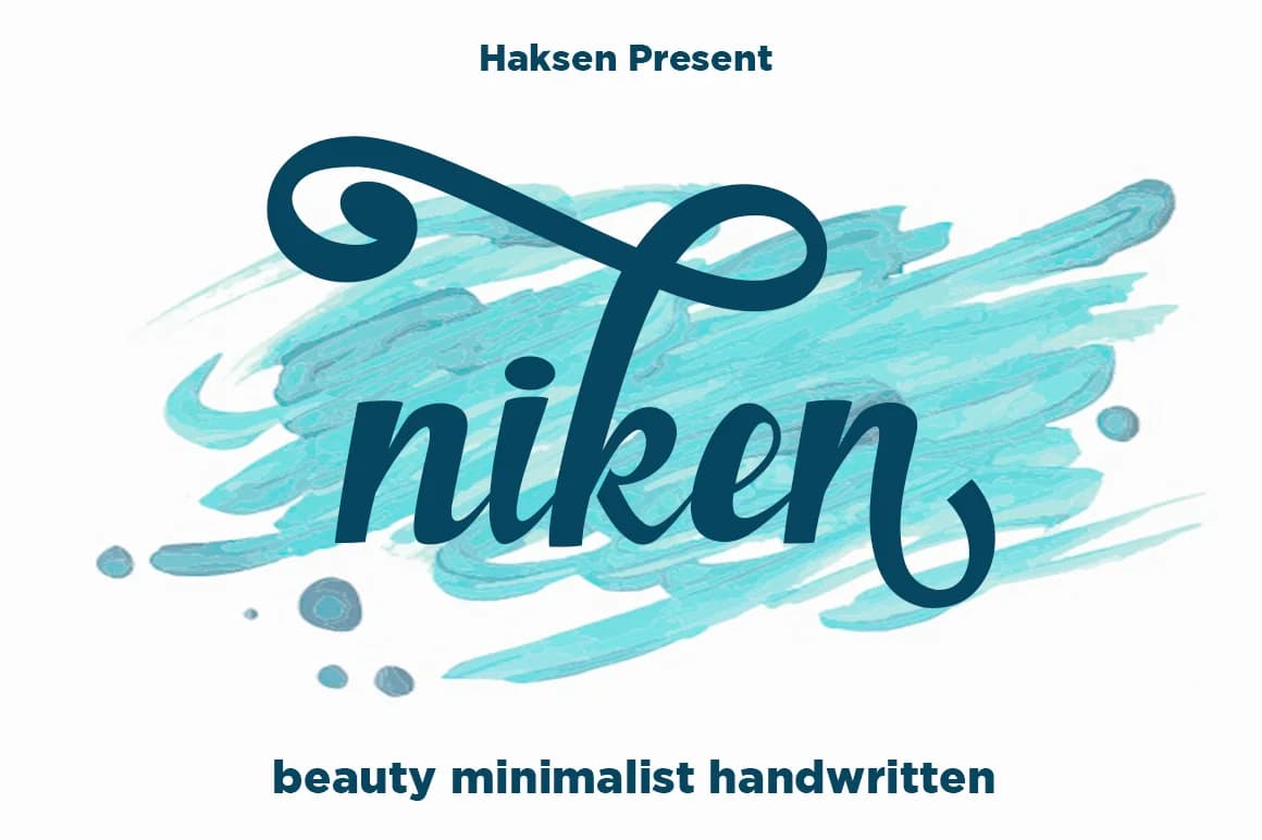Niken Font by Haksen — Script Handwritten Font