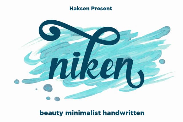Niken Font by Haksen — Script Handwritten Font
