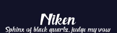Niken by Haksen Studio — Script Handwritten Font — thumbnail 2
