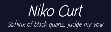Niko Curt by Greentrik6789 — Script Handwritten Font — thumbnail 2