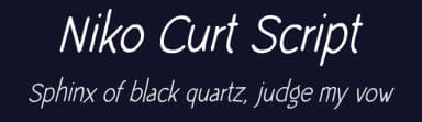 Niko Curt Script by Greentrik6789 — Script Handwritten Font — thumbnail 2