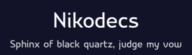 Nikodecs by gluk — Sans Serif Font — thumbnail 2