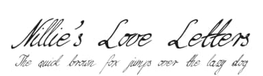Nillie's Love Letters by Aga Silva — Script Handwritten Font — thumbnail 1