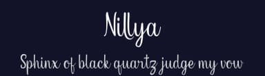 Nillya by Mytype Studio — Script Handwritten Font — thumbnail 2
