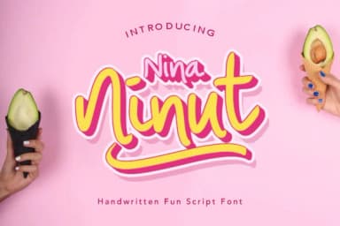 Nina Ninut Font by peterdraw — Script Handwritten Font — thumbnail 1