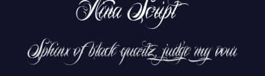 Nina Script by Måns Grebäck — Script Handwritten Font — thumbnail 2