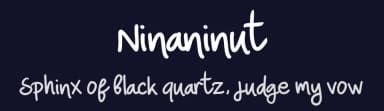 Ninaninut by peterdraw — Script Handwritten Font — thumbnail 2