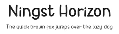 Ningst Horizon by 7NTypes — Script Handwritten Font — thumbnail 1