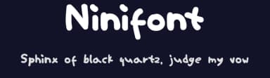 Ninifont by InkyType — Script Handwritten Font — thumbnail 2