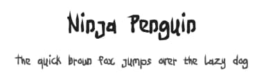 Ninja Penguin by Utopia — Script Handwritten Font — thumbnail 1