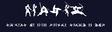 Ninjas by Iconian Fonts — Dingbats Font — thumbnail 2