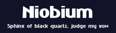 Niobium by No Images Fonts — Sans Serif Font — thumbnail 2