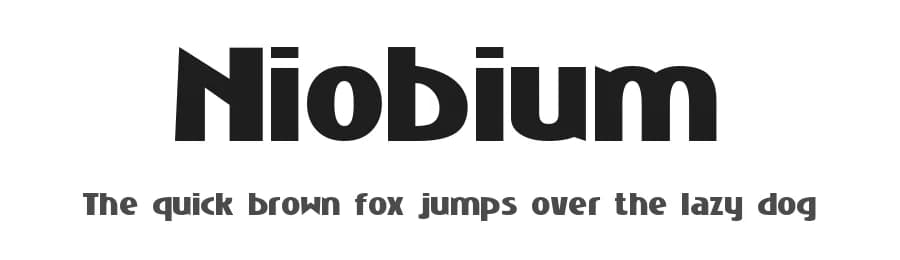 Niobium by No Images Fonts — Sans Serif Font — preview 1