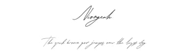 Niongeah by Mozyen Studio — Script Handwritten Font — thumbnail 1