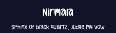 Nirmala by Nirmala Creative — Script Handwritten Font — thumbnail 2