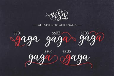 Nisa Font by No Gravity Type — Script Handwritten Font — thumbnail 4